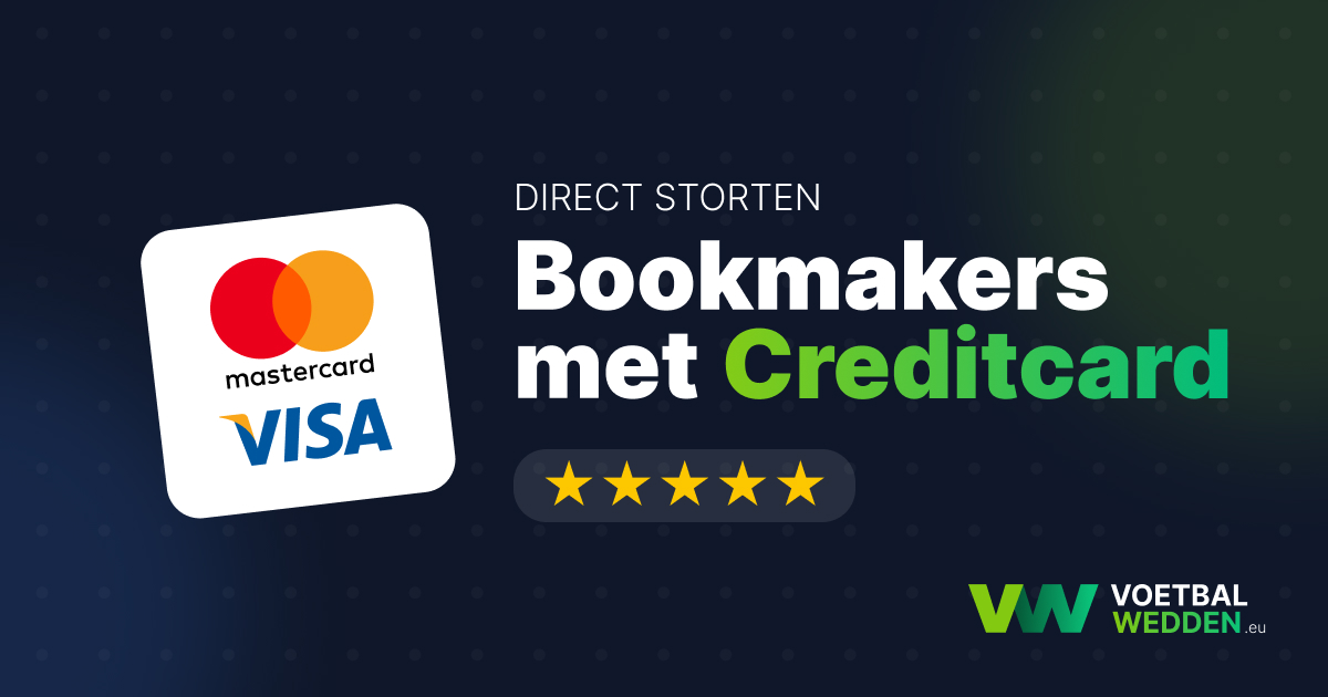 Bookmakers met Creditcard (2026)