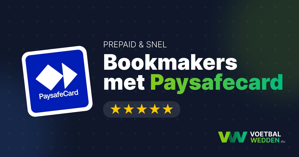 Overzicht van legale bookmakers met Paysafecard in Nederland