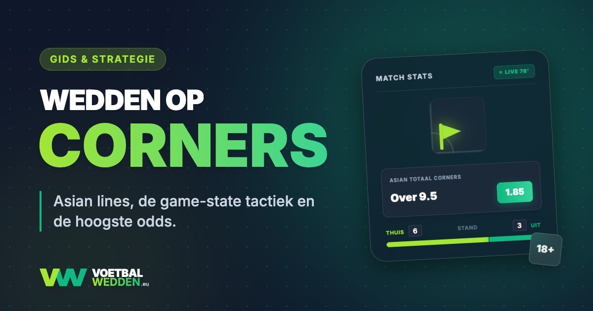 Wedden op Corners — gids en strategie (VoetbalWedden.eu)