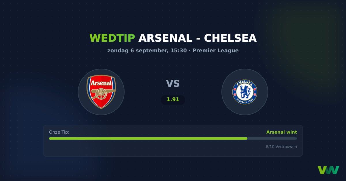 Arsenal vs Chelsea Premier League: Thuisploeg domineert