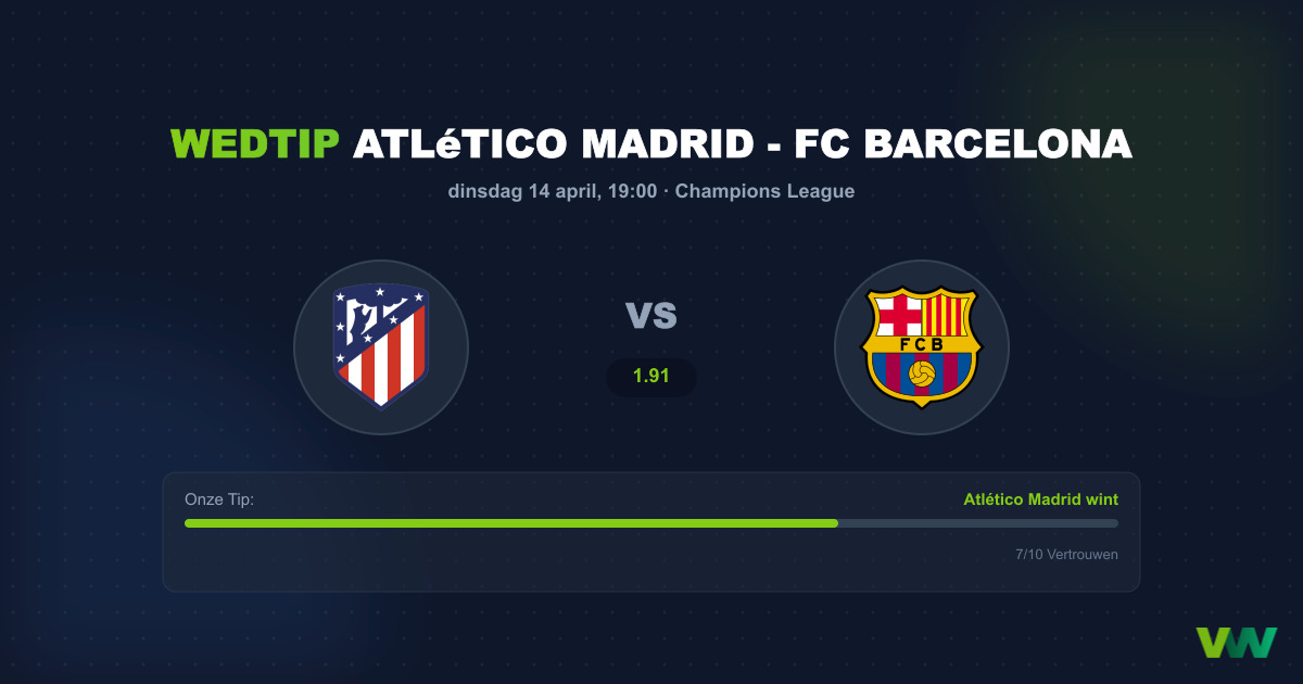 Atlético Madrid vs FC Barcelona: UCL Clash in Madrid