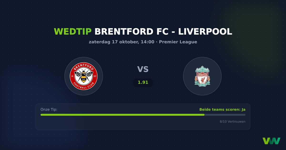 Brentford FC vs Liverpool: PL-subtoppers in balans