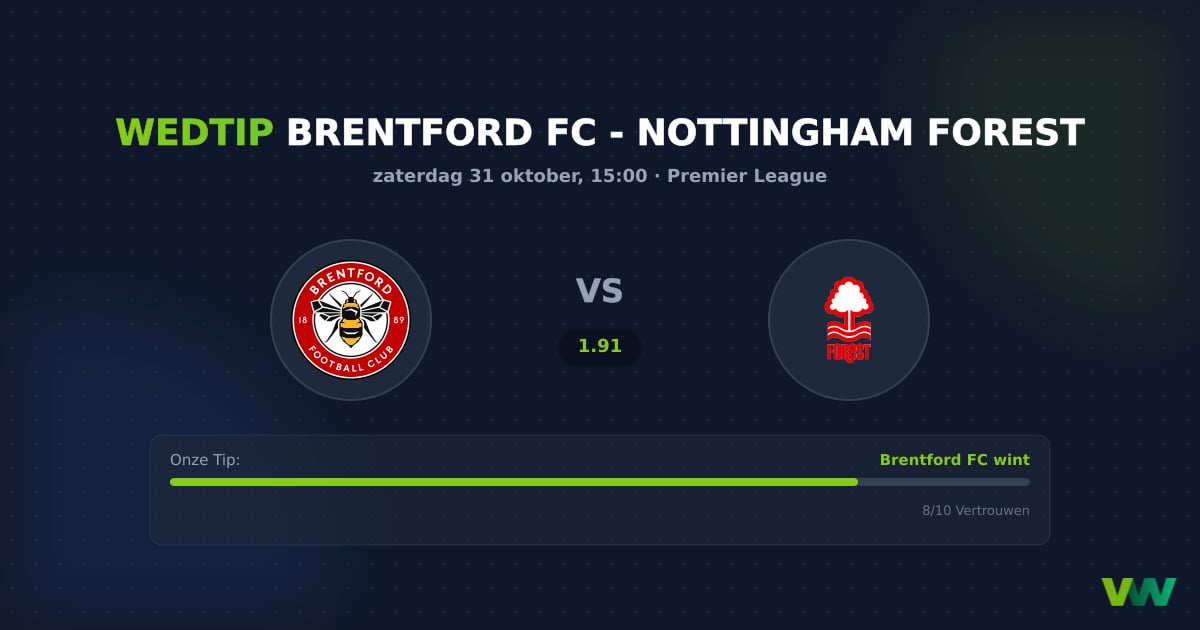 Brentford FC vs Nottingham Forest: PL vorm vs degradatie