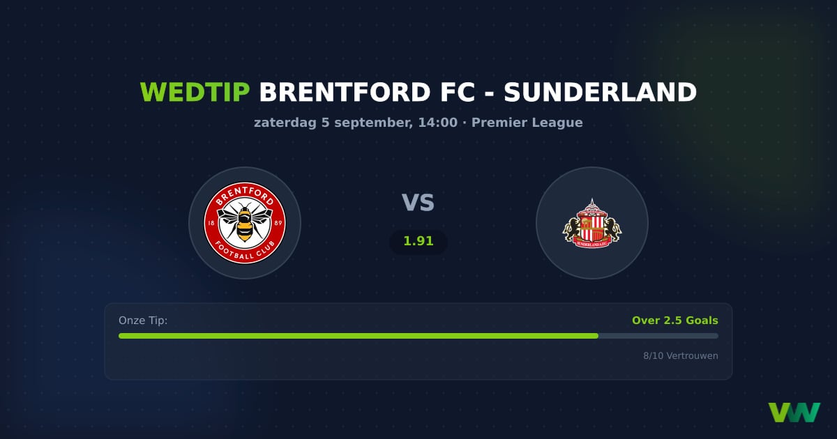 Brentford FC vs Sunderland: PL-doelpuntenfestijn