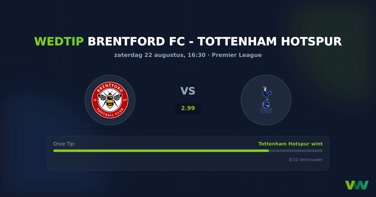 Brentford FC vs Tottenham Hotspur: PL tactisch contrast