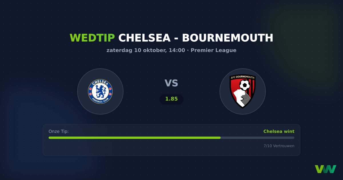 Chelsea vs Bournemouth: PL-duel vol aanvallende intenties