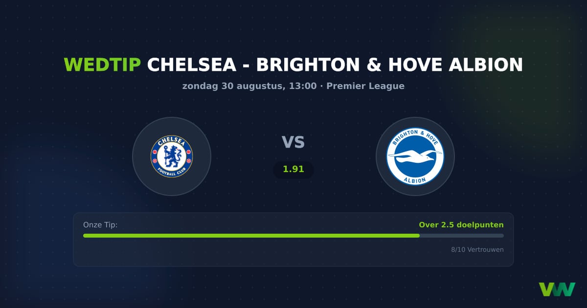 Chelsea vs Brighton & Hove Albion: Premier League goals