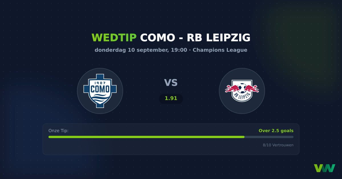 Como vs RB Leipzig CL: Italiaans beton tegen Duits vuur