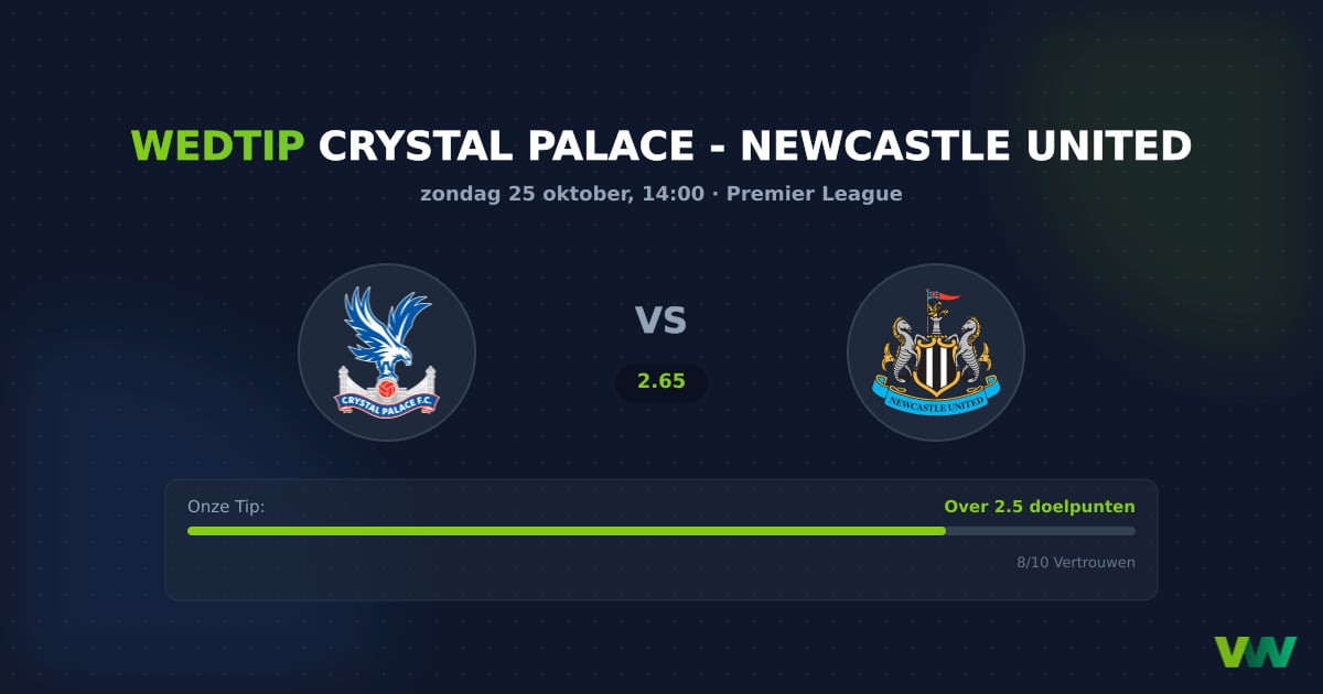 Crystal Palace vs Newcastle United: Doelpunten in de PL