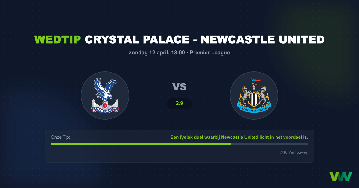 Voorbeschouwing: Crystal Palace vs Newcastle United