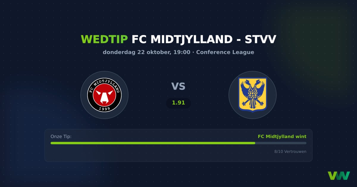 FC Midtjylland vs STVV: Tactiek in Conference League