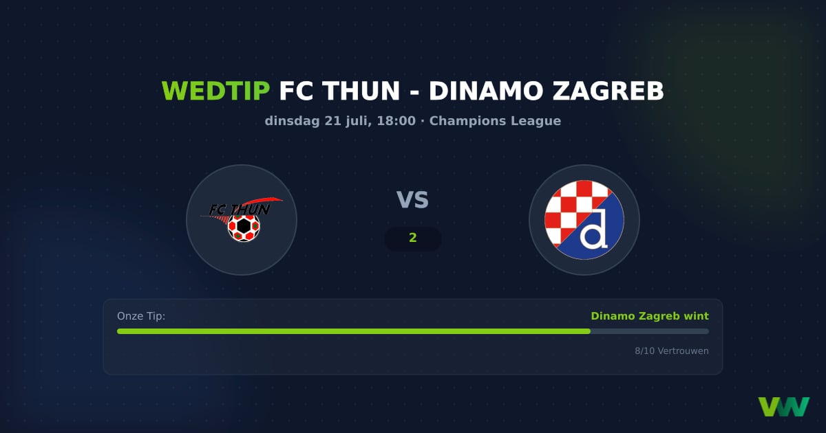FC Thun vs Dinamo Zagreb: Ervaring geeft doorslag in CL