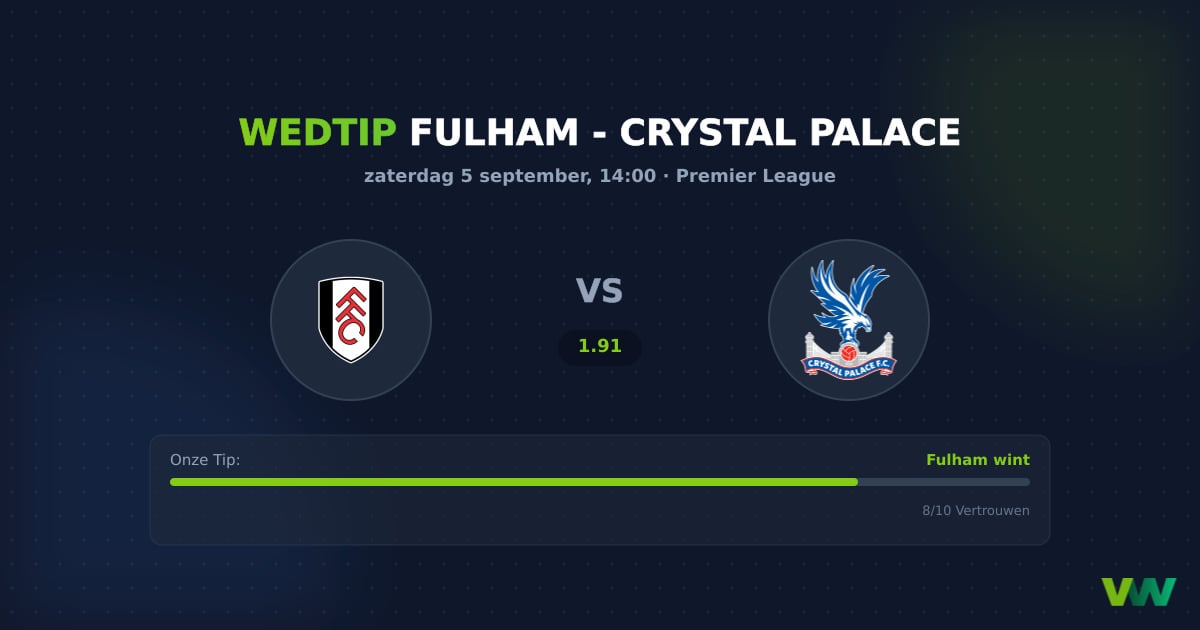Fulham vs Crystal Palace PL: Tactisch contrast en derby