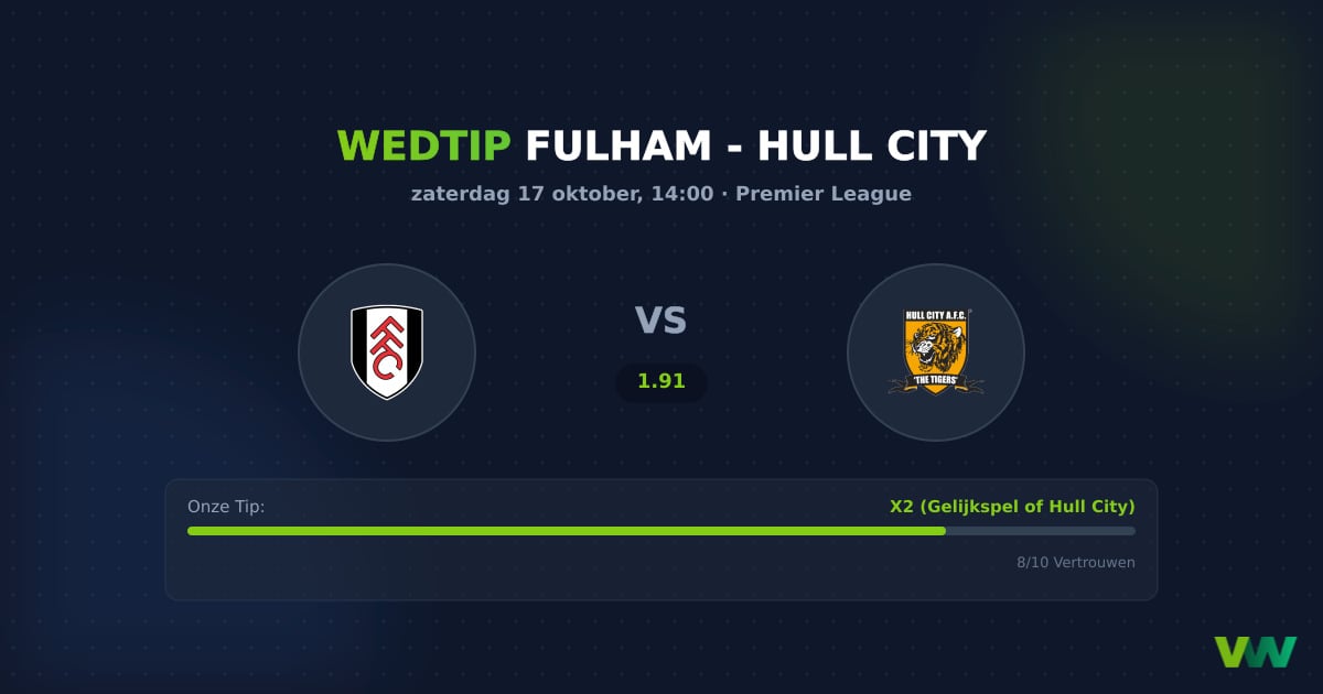 Fulham vs Hull City: Degradatiezorgen tegen middenmoter