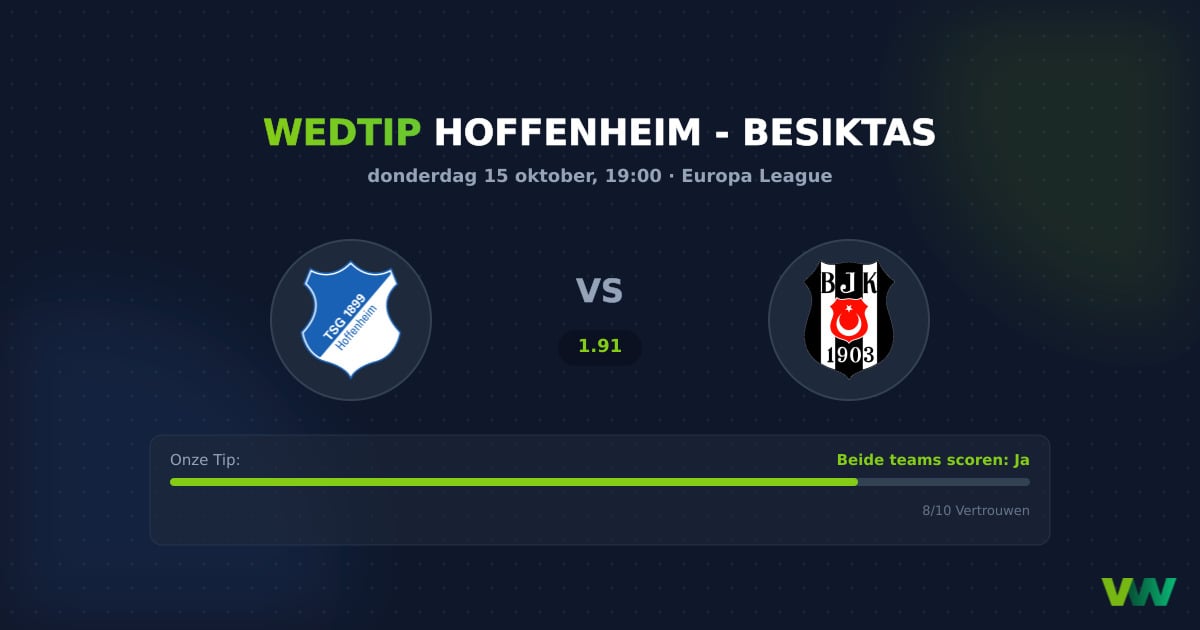 Hoffenheim vs Besiktas: Europa League doelpuntenspektakel