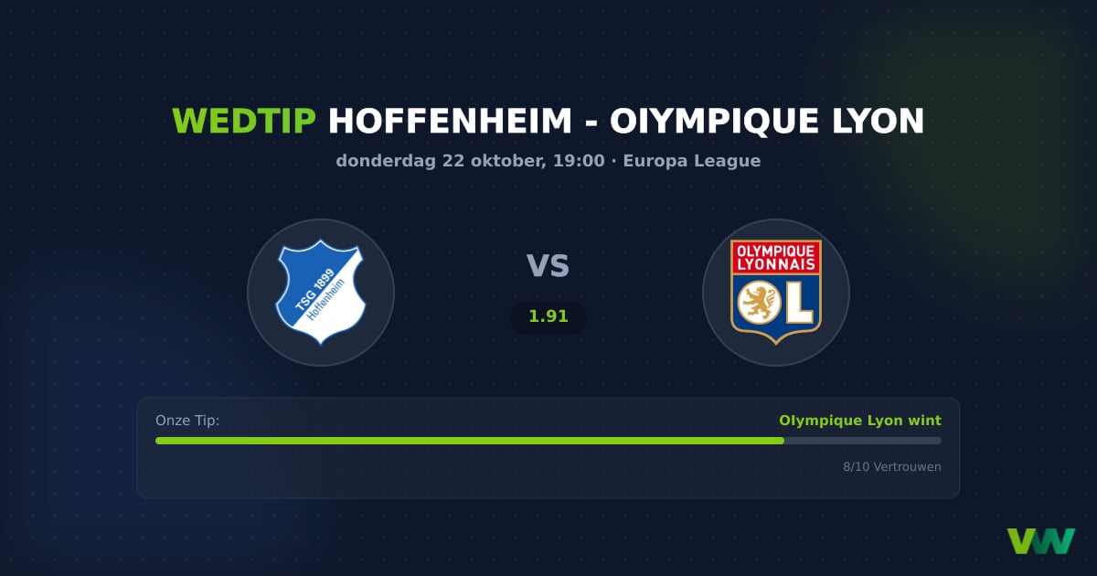 Hoffenheim vs OIympique Lyon: Vormcrisis ontmoet koploper