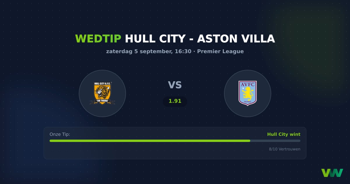 Hull City vs Aston Villa: Vormcontrast in de Premier League