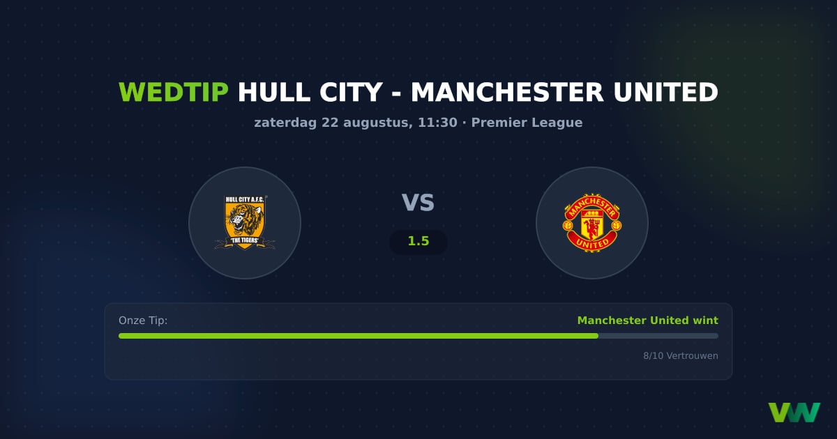 Hull City vs Manchester United: United toont topvorm