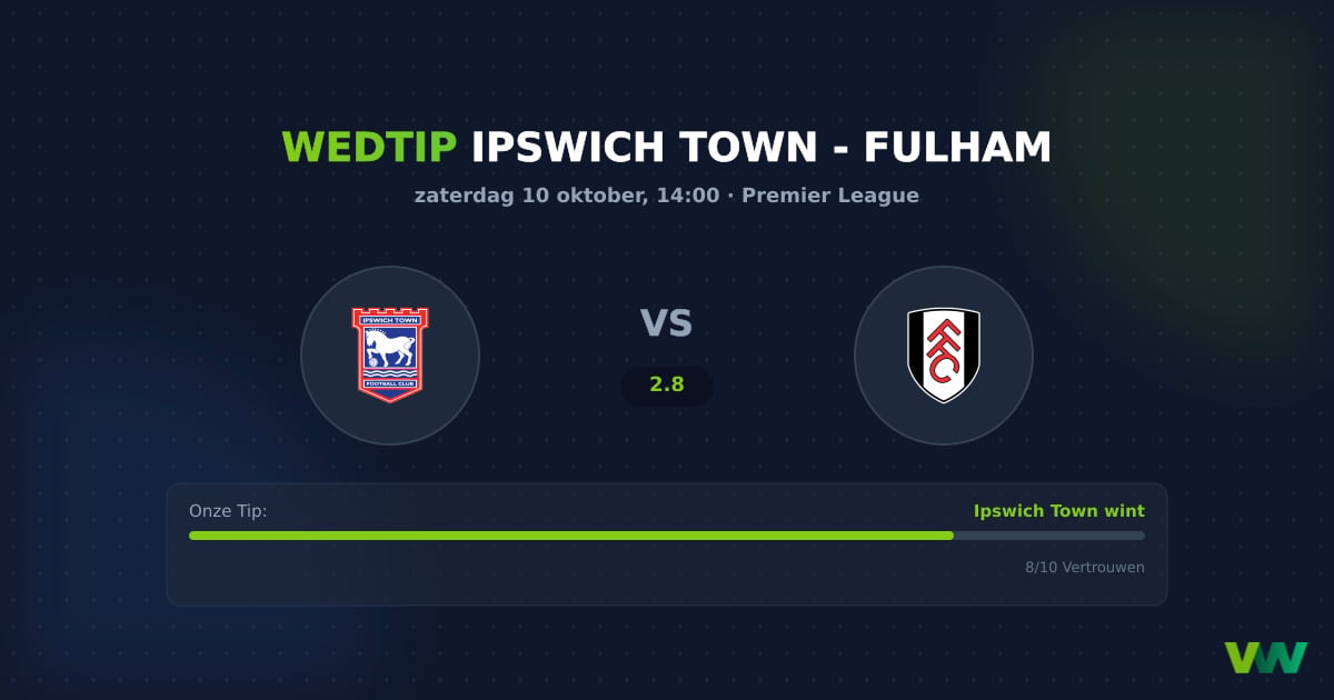 Ipswich Town vs Fulham: PL thuisvoordeel tegen de odds in