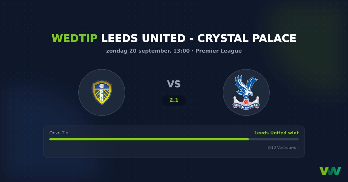 Leeds United vs Crystal Palace: Premier League Vormcontrast