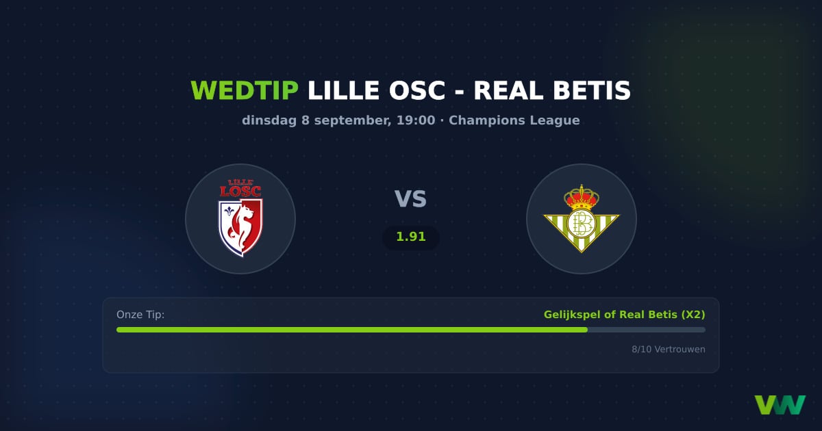Lille OSC vs Real Betis: Spaans vuur in defensief CL-duel