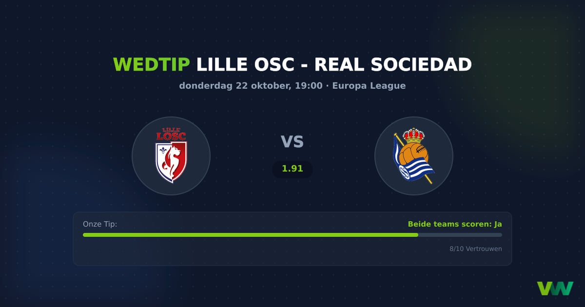 Lille OSC vs Real Sociedad: Doelpuntenfeest in Europa?