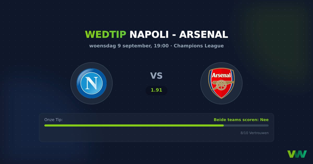 Napoli vs Arsenal: Vormreeksen botsen in Champions League