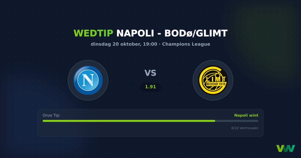 Napoli vs Bodø/Glimt CL: Italiaanse jacht op eerste punten