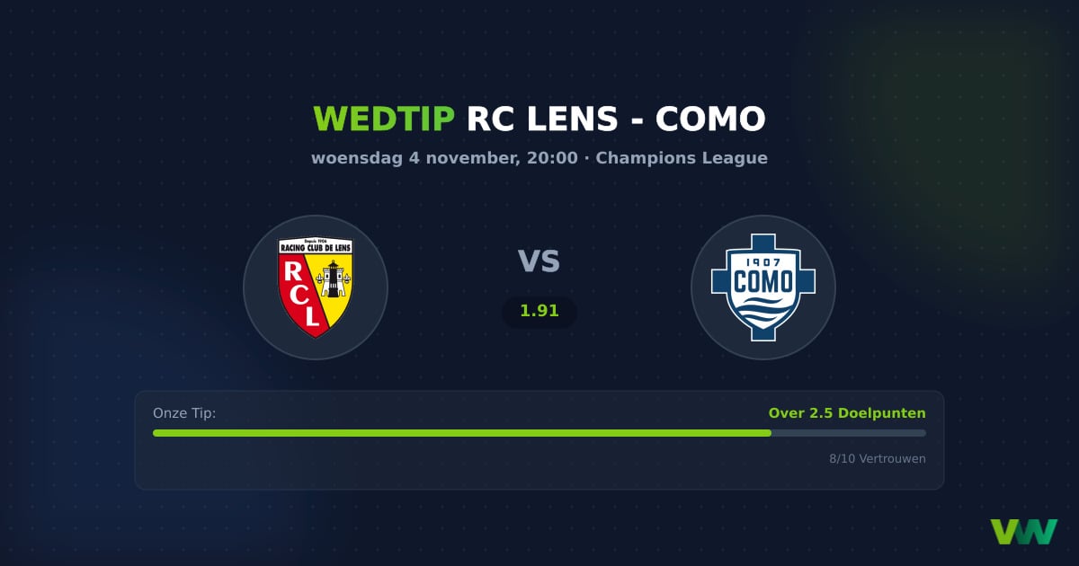 RC Lens vs Como CL-kraker: Doelpuntenfestijn verwacht