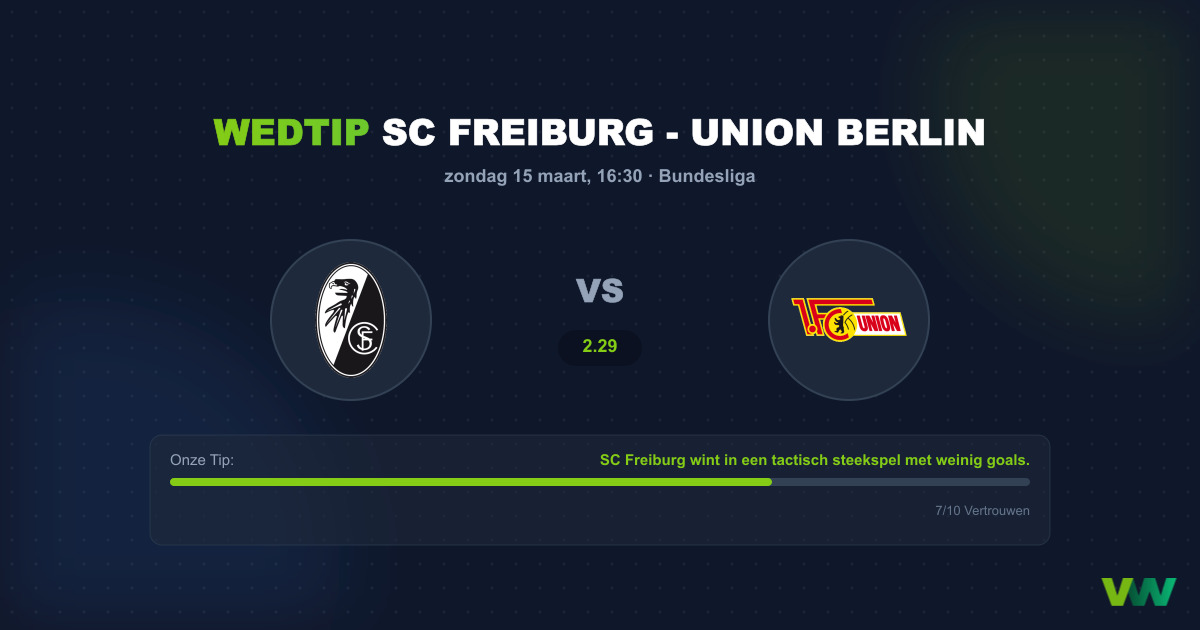 Wedtip SC Freiburg - Union Berlin (Bundesliga)