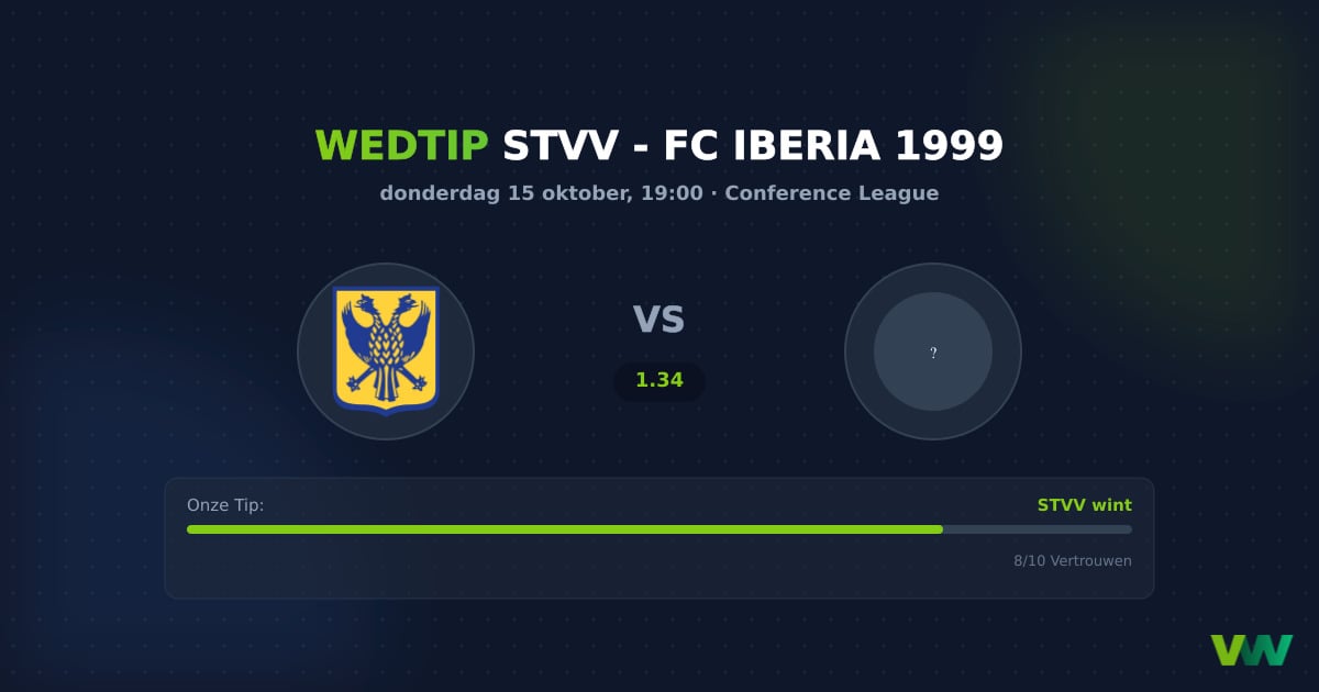 STVV vs FC Iberia 1999: Thuisploeg zwaar favoriet in Europa