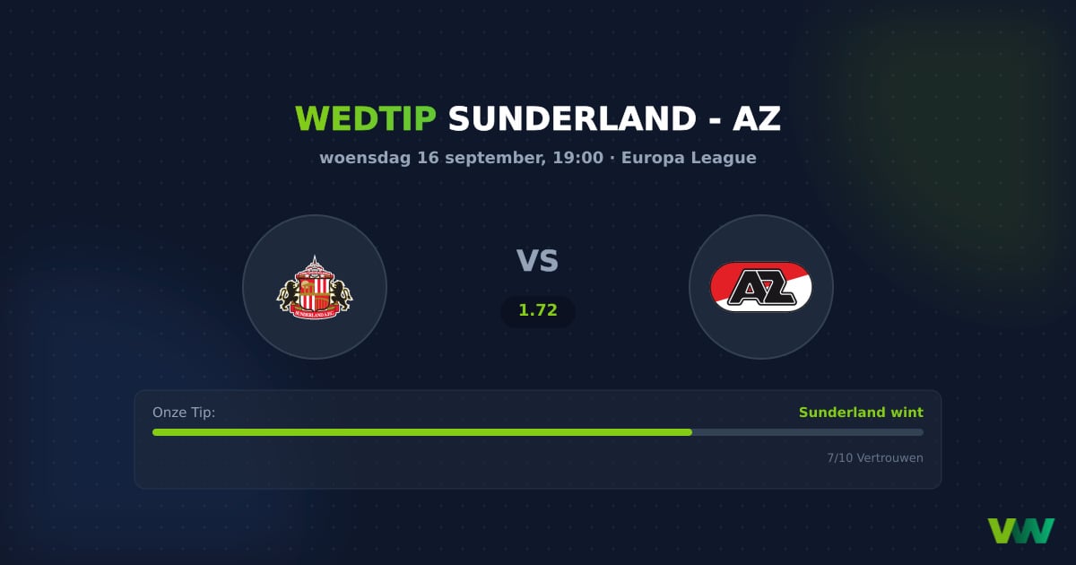 Sunderland vs AZ Europa League: Engelse fysiek favoriet
