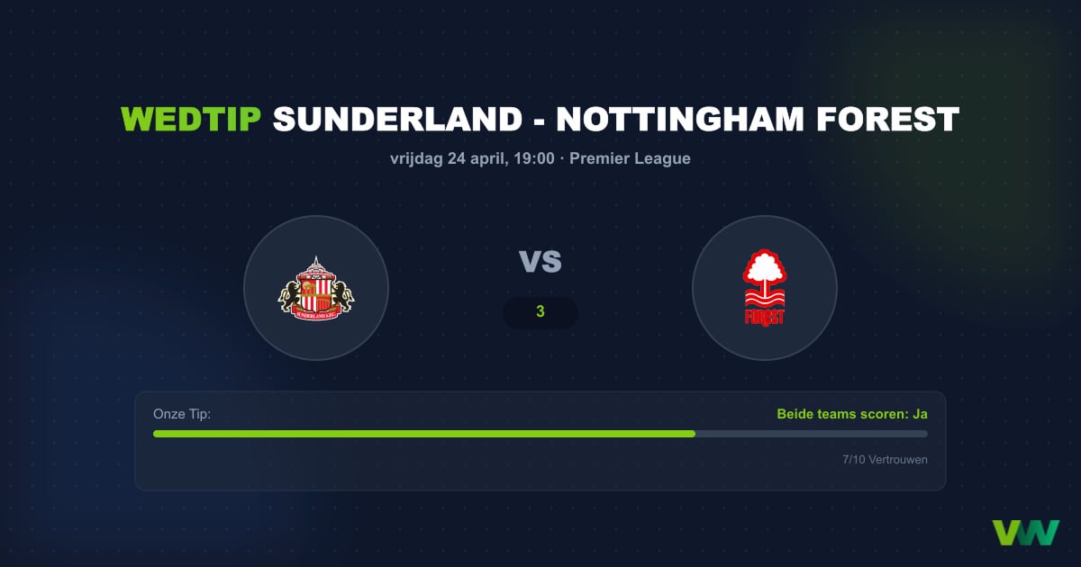 Sunderland vs Nottingham Forest: Uitslag, Statistieken & Historie