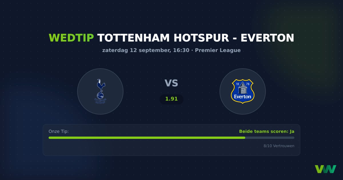 Tottenham Hotspur vs Everton: Spurs zoeken eerste PL-punten