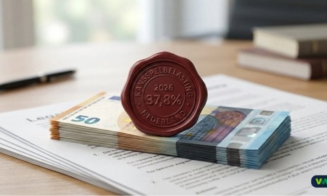 Nieuwe tarief kansspelbelasting 2026