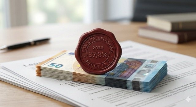 Nieuwe tarief kansspelbelasting 2026