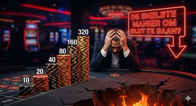 Snelste manier om blut te gaan (Martingale Systeem)