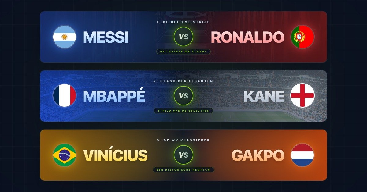 De droomaffiches in de kwart- en halve finales van het WK 2026