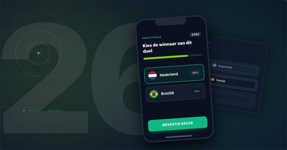 Nieuwe WK 2026 Tool achtergrond