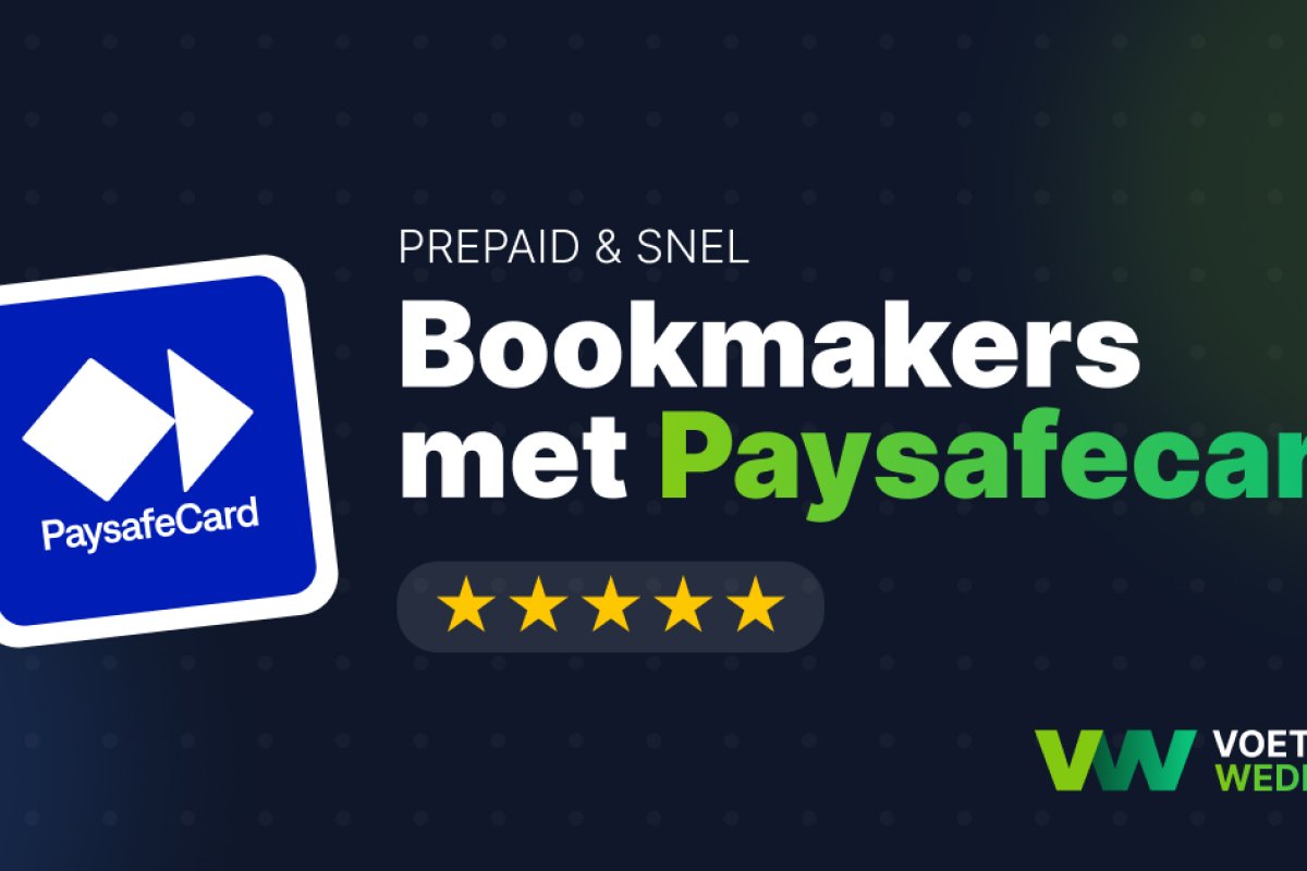 Overzicht van legale bookmakers met Paysafecard in Nederland