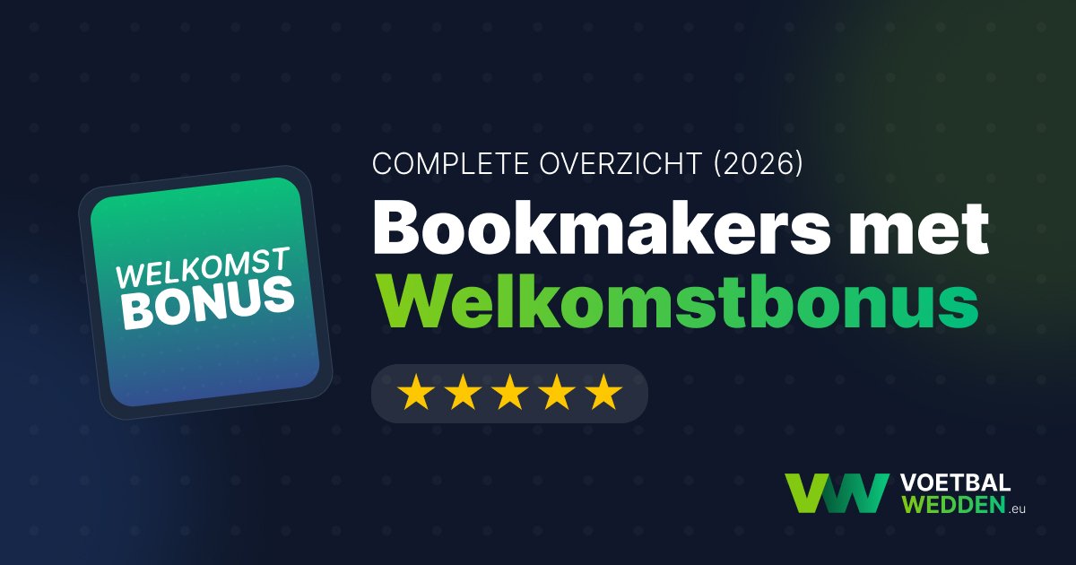 Complete overzicht: Bookmakers met Welkomstbonus 2026