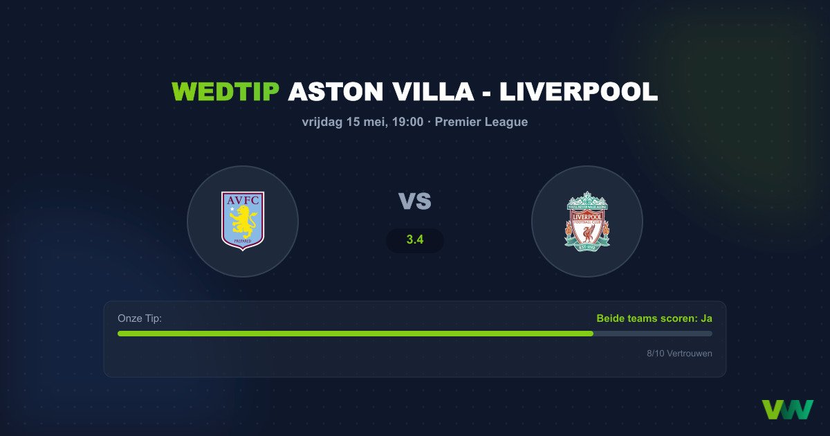 Voorbeschouwing: Aston Villa vs Liverpool - Krijger om plek 4