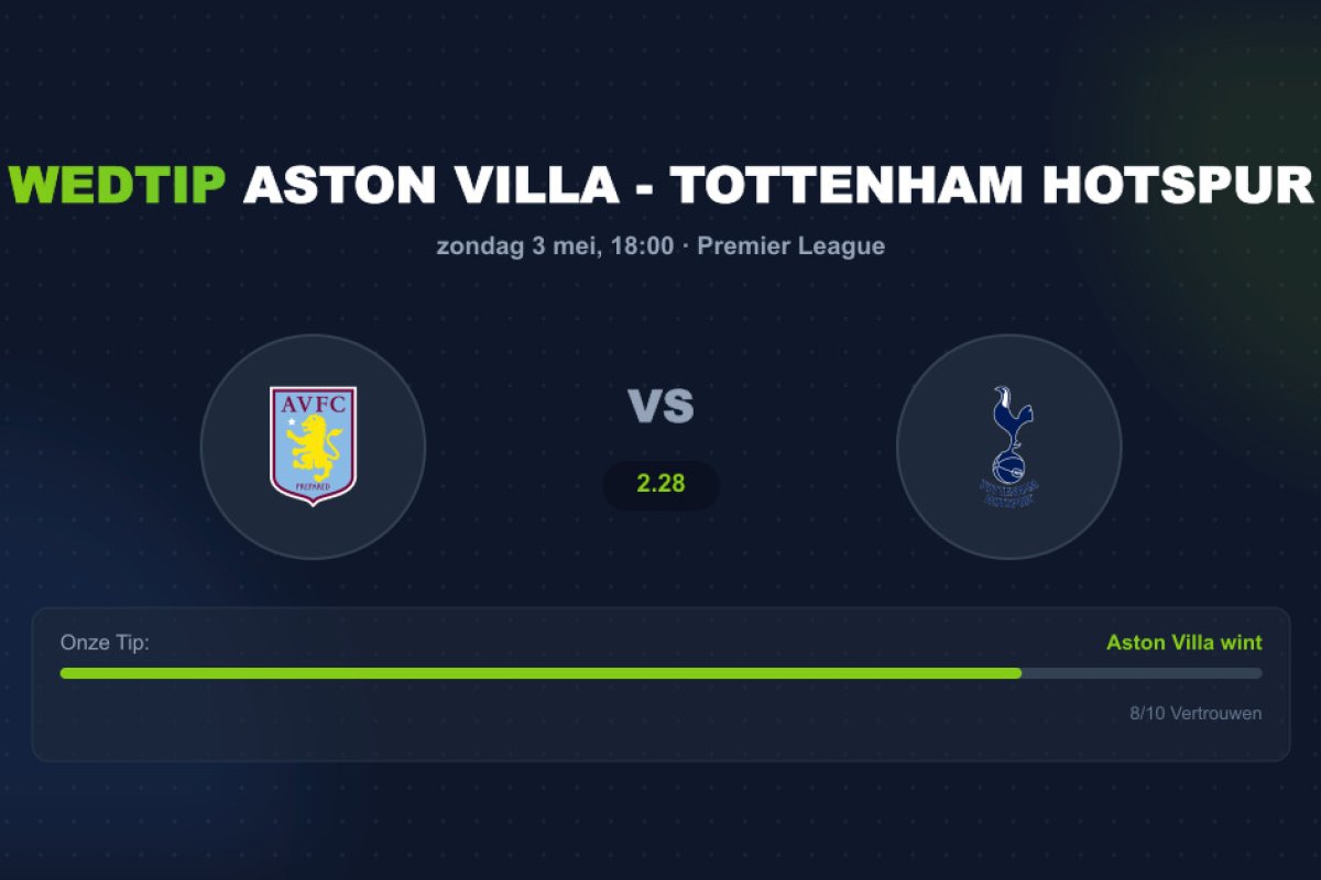 Aston Villa vs Tottenham: Krijgt Villa Spurs op de knieën?