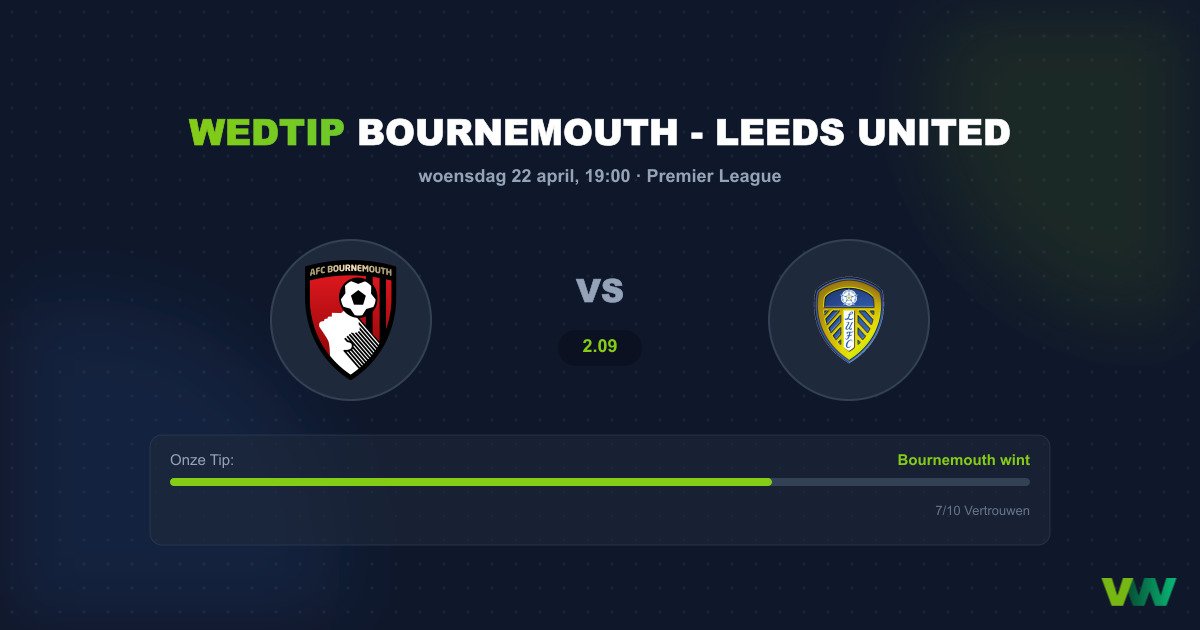 Bournemouth vs Leeds: Spanning in het Vitality Stadium