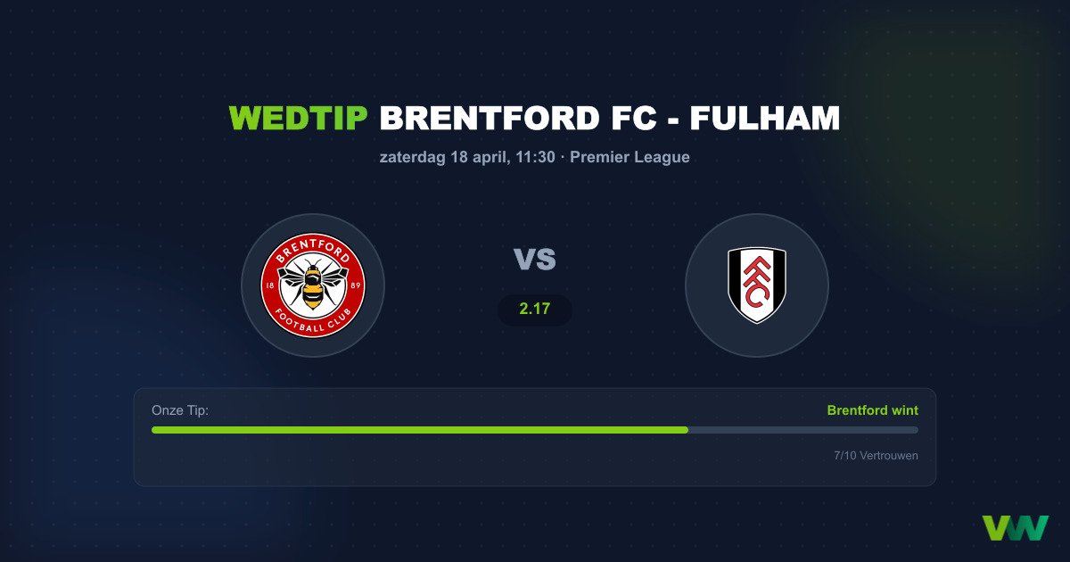 West London Derby: Brentford vs Fulham Analyse & Tips