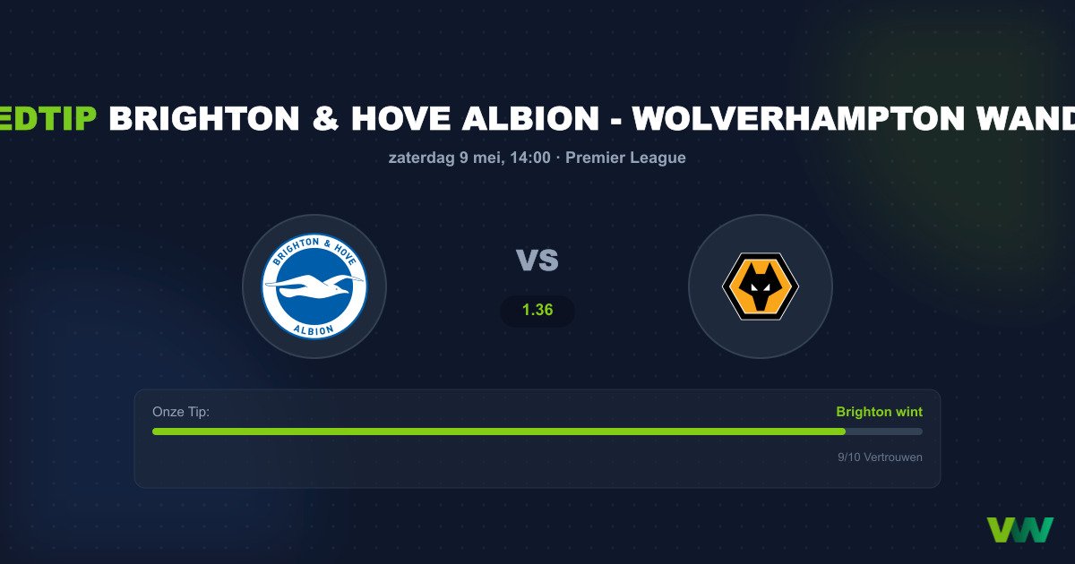 Brighton vs Wolves: Kan de hekkensluiter stunten?