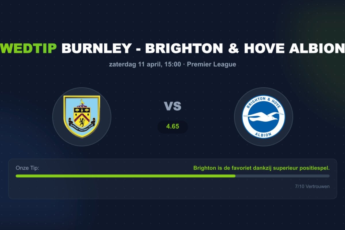Voorbeschouwing: Burnley vs Brighton & Hove Albion