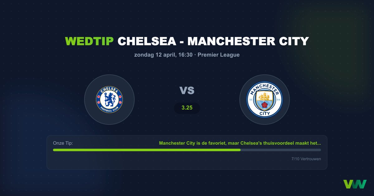 Chelsea vs Manchester City: Clash op Stamford Bridge