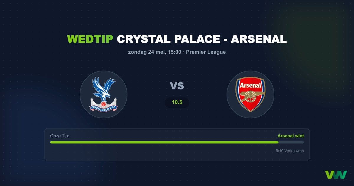 Voorbeschouwing: Crystal Palace vs Arsenal