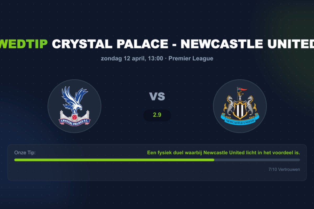 Voorbeschouwing: Crystal Palace vs Newcastle United